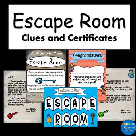 9 Fun Escape Room Puzzles - Hands-On Teaching Ideas