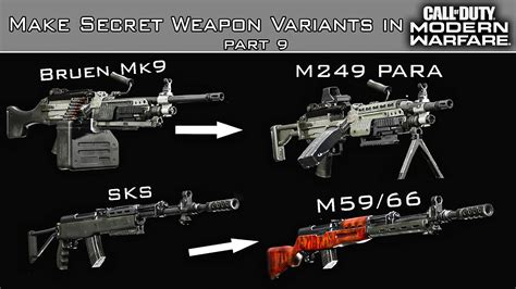 How To Create Hidden Weapons In Modern Warfare Part 9 YouTube