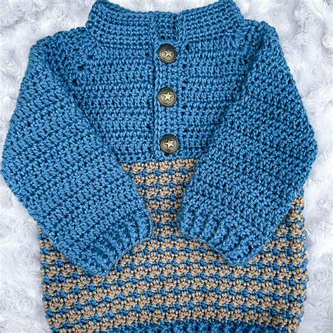 Toddler Boy Crochet Sweater Pattern Free