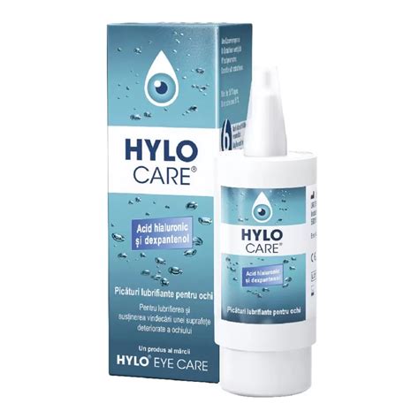 HYLO CARE PICATURI X 10 ML 71 56 Lei Larafarm Ro