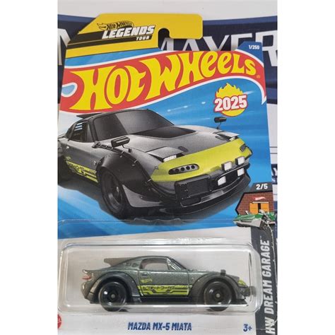 Hot Wheels Mazda MX 5 Miata Legends Shopee Brasil