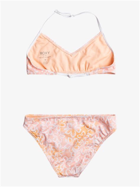 Joyful Ride Bra Two Piece Bikini Set For Girls 7 16 Roxy