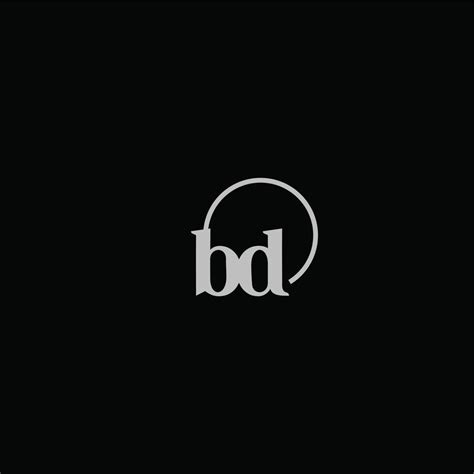 Bd Initials Logo Monogram 8256549 Vector Art At Vecteezy