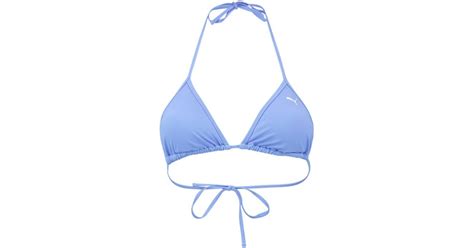 Dámské dvoudílné plavky Puma SWIM TRIANGLE BIKINI TOP W fialové AD Sport cz