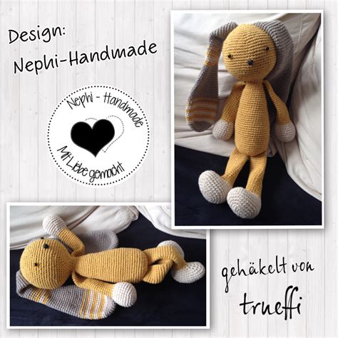 Häkelanleitung großer HASI Nephi Handmade