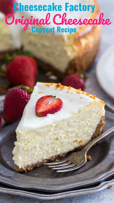 Best Cheesecake Factory Original Cheesecake Copycat S SSM