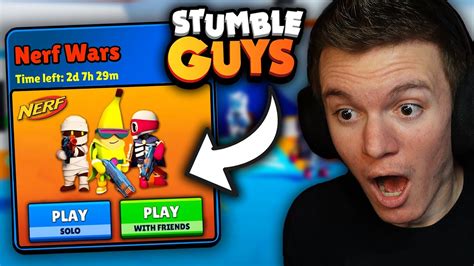 New Nerf Map In Stumble Guys Youtube