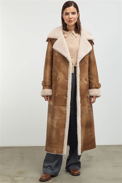 Дубленка из овчины SnowQueen_collection 683159003 цены в Москве, купить ...