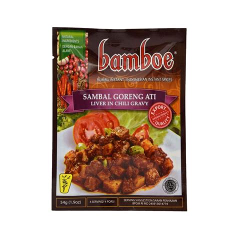 Bamboe Bumbu Sambal Goreng Ati Grams H O Mart