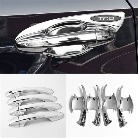 For TOYOTA HILUX REVO 2016 2023 Chrome Silver Car Door Handle Bowl