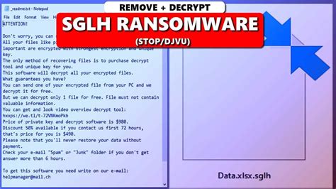 Sglh Ransomware Sglh File Virus Removal Decryption Guide Geek S