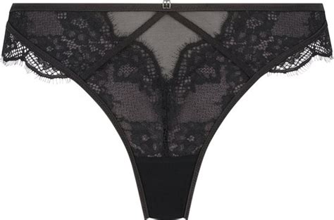 Hunkemöller Dames Lingerie String Elissa Zwart maat XL bol