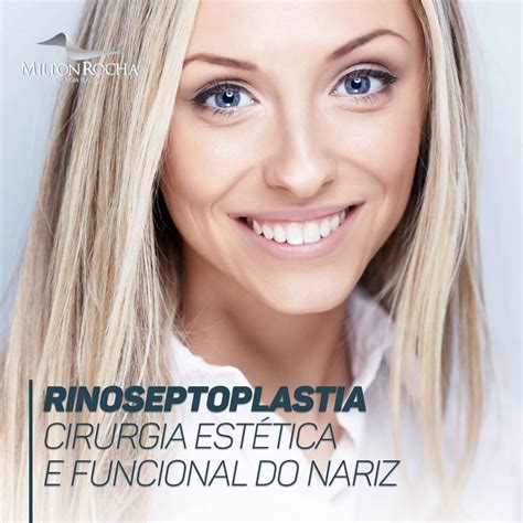 Rinoseptoplastia Cirurgia Est Tica E Funcional Do Nariz Cirurgia