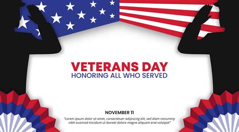 Veterans day background with flag decoration and veteran silhouette 13401709 Vector Art at Vecteezy