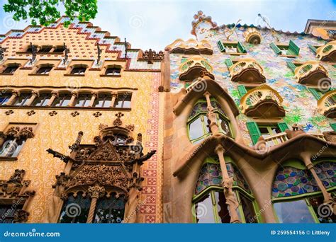 Historic Casa Batllo by Antoni Gaudi with Details. Editorial Photo ...