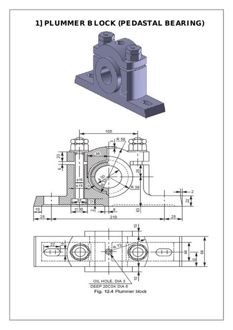 Assembly and Details machine drawing pdf