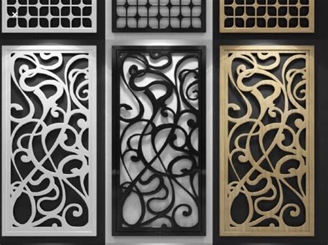 Carved Wood Partition Design Vector Free Vector Dezin Info