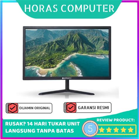 Jual Monitor Qwerty Led Qm Vh Inch Lcd Hdmi Vga Ms Display Ips