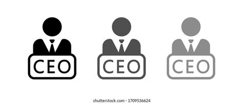 Chief Executive Officer Icon Images Stock Photos Vectors