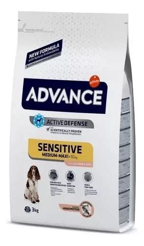 Advance Sensitive Medium maxi Única Proteína De Salmón 3 Kg MercadoLibre