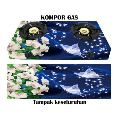 Jual Sticker Kompor Gas 2 Tungku Stiker Kompor Gas Warna Stiker Kompor