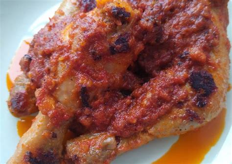 Resep Ayam Bakar Bumbu Rujak Oleh Ummu Salma Muhammad Cookpad