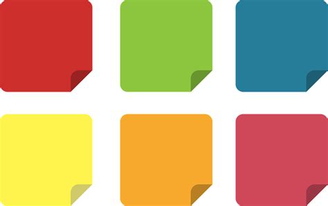 Download Set Icons Sticky Note Icon Royalty Free Stock Illustration