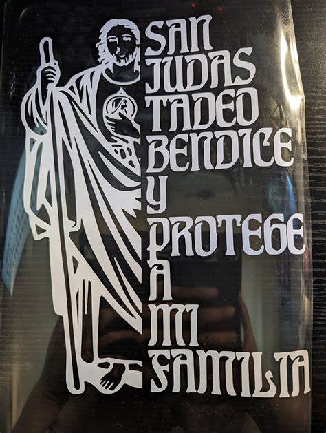 St Jude Decal San Judas Calcoman A Etsy