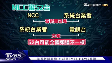 華視 台視都可能上52台 Ncc 定頻非規定｜tvbs新聞 Youtube