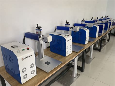 Desktop Fiber Laser Marking Machine For Metal Wattsan Fl Tt