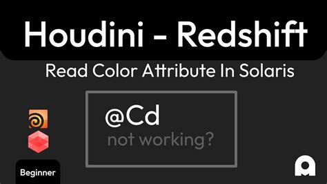 Color Attribute In Redshift Material Houdini Solaris YouTube