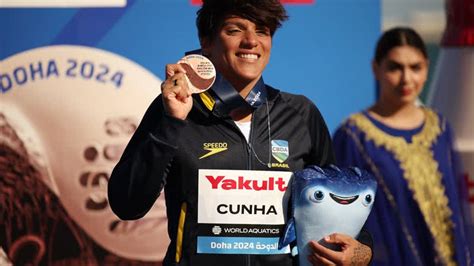 Nadadora Baiana Ana Marcela Conquista O Bronze Nos Km Do Mundial De Doha