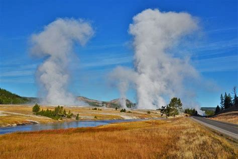 Yellowstone Nationalpark Wyoming USA Poster Egbert Van Ede Art