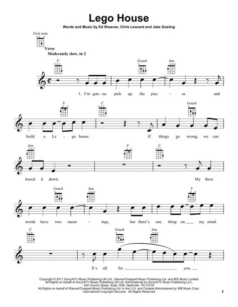 Lego House Chords - dietamed.info