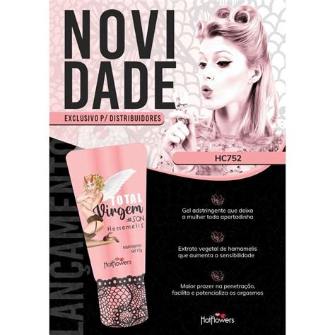 Total Virgem Gel Adstringente G Hot Flowers Distribuidora Hotflowers
