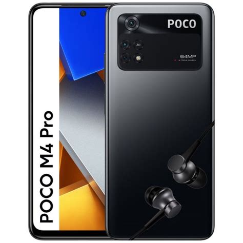 Xiaomi Poco M4 Pro Dual SIM 6GB 128GB Power Black Auriculares Mi In