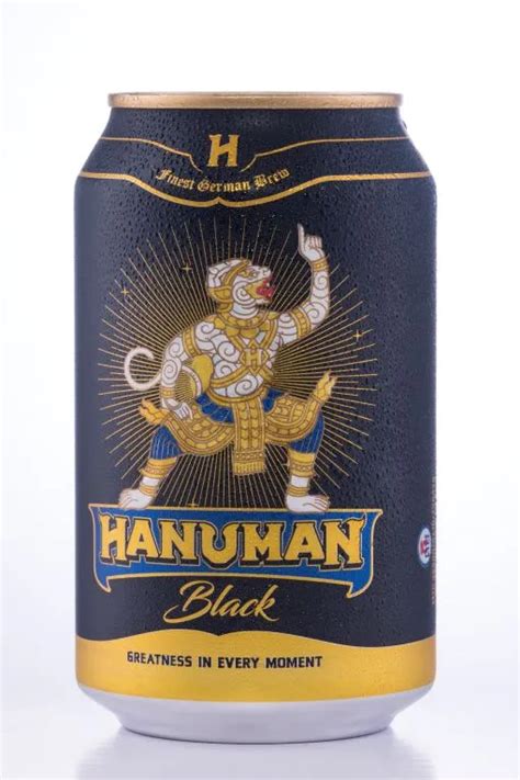 Hanuman Black Beer Can | Hungry App