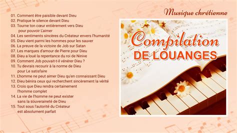 Chants de Louange Compilation Musiques chrétiennes en français avec