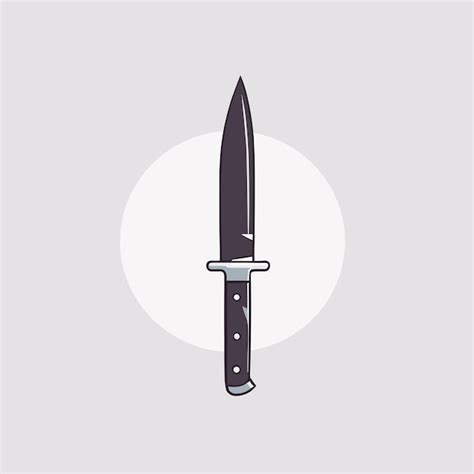 Premium Vector Knife Illustration Cartoon Drawing Vector Design