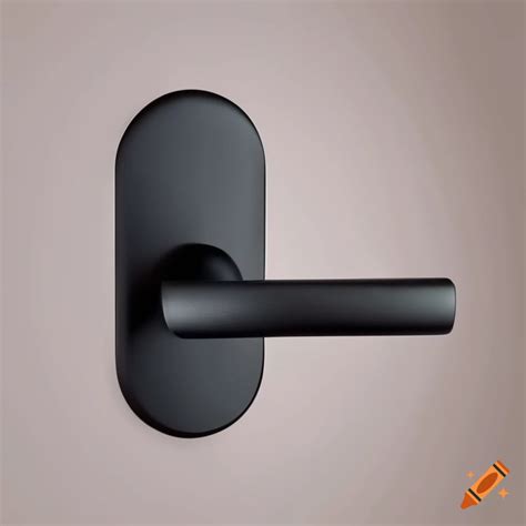 Sleek And Stylish Matte Black Door Handles