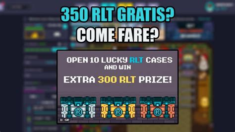 350 RLT GRATIS APRENDO LOOTBOXES Ecco Come Fare ROLLERCOIN ITA