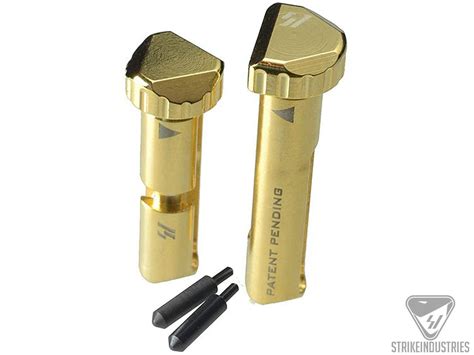 Strike Industries Ar 15 Shift Pins Color Gold Accessories And Parts