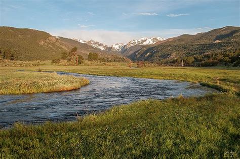 Moraine Park And Big Thompson River By Aaron Spong Moraine Park