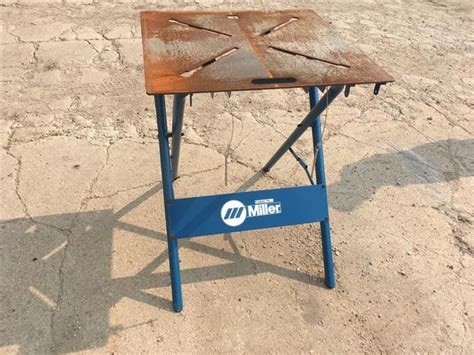 Miller Fold Up Portable Welding Table BigIron Auctions