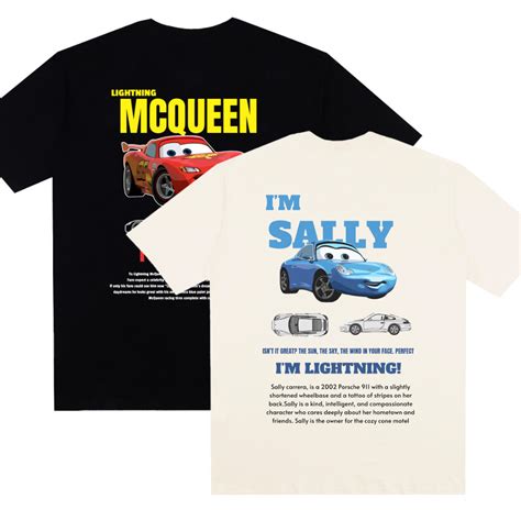 Conjunto Camisetas Streetwear COUPLE MCQUEEN E SALLY KIT CASAL