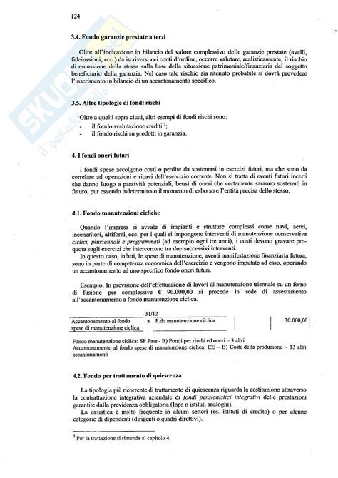 Economia Aziendale Ii Contabilit Cap Appunti