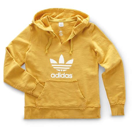 Womens Adidas® Fleece Terry Hooded Sweatshirt 303914 Sweatshirts