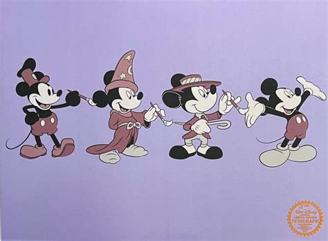 Disney Mickey Mouse Through The Years Limited Edition Sericel