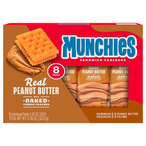 Save On Munchies Peanut Butter Cheese Sandwich Crackers 8 Ct Order