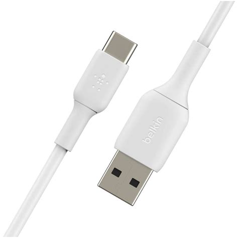 Belkin Boost Charge USB A To USB C Cable 2m White Woolworths